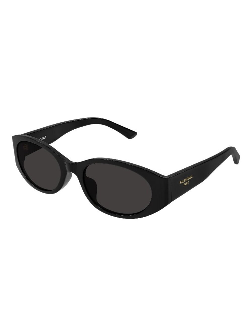 New Balenciaga Women's Sunglasses Black Square Grey Lens Acetate Frame BB0369SK